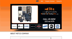 Desktop Screenshot of metcotrading.net